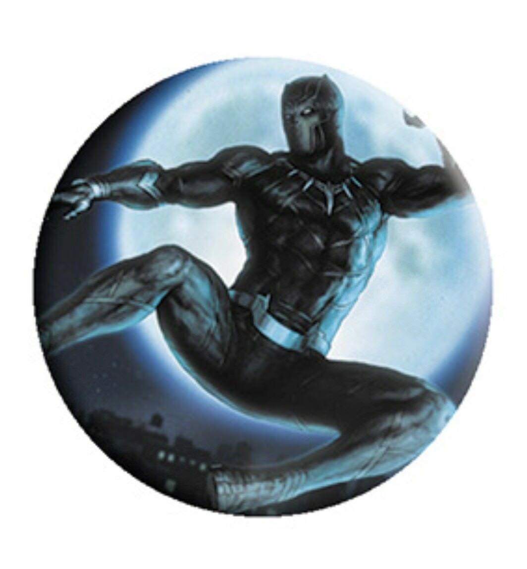 Black Panther Marvel Avengers 1.25” Button B002B15 Pin Badge