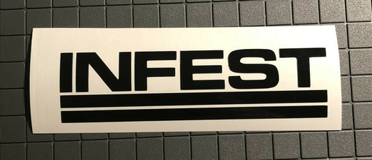 Infest Power Violence Vinyl Decal Rub On Sticker I003S