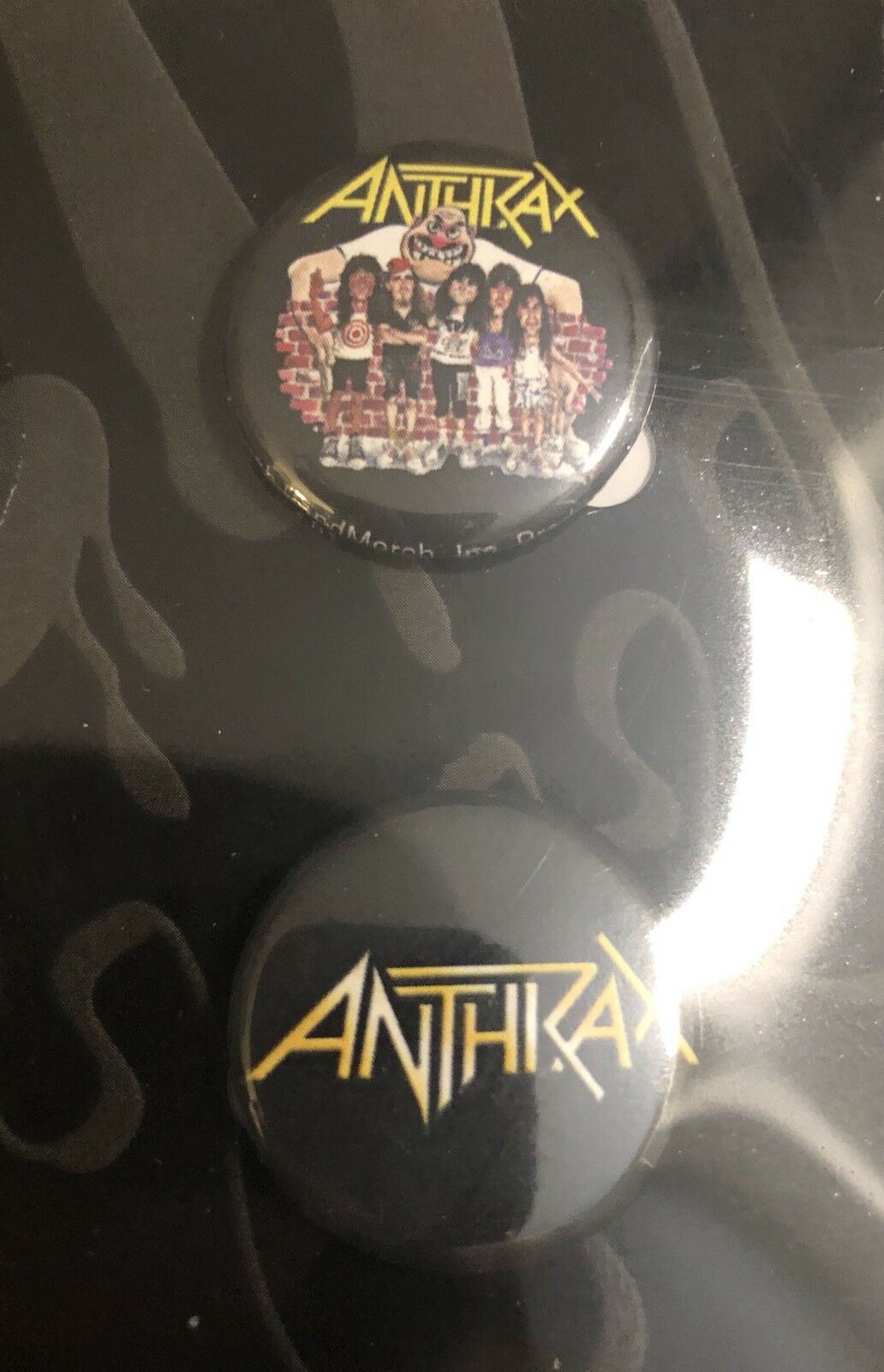 Anthrax 1” Four Button Set