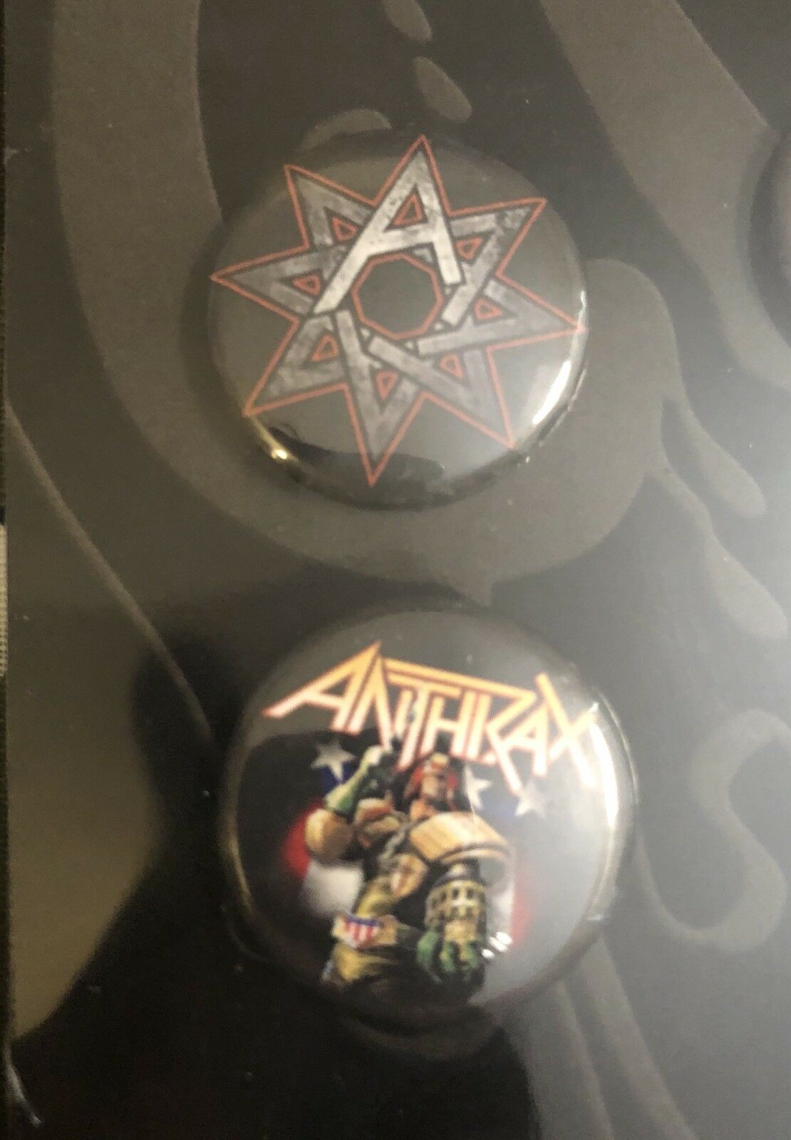 Anthrax 1” Four Button Set