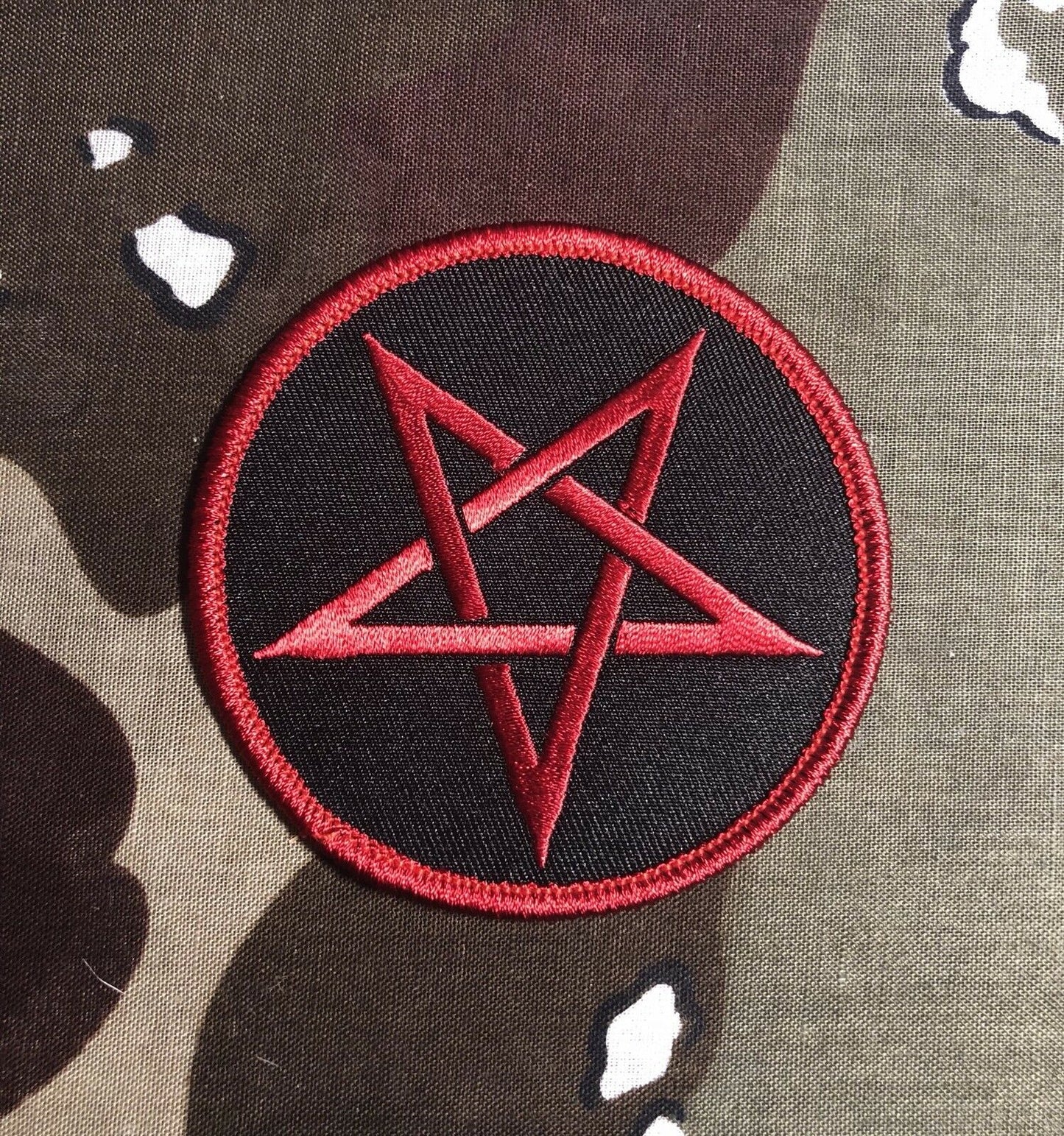 Pentagram Pentacle Embroidered Patch P017P