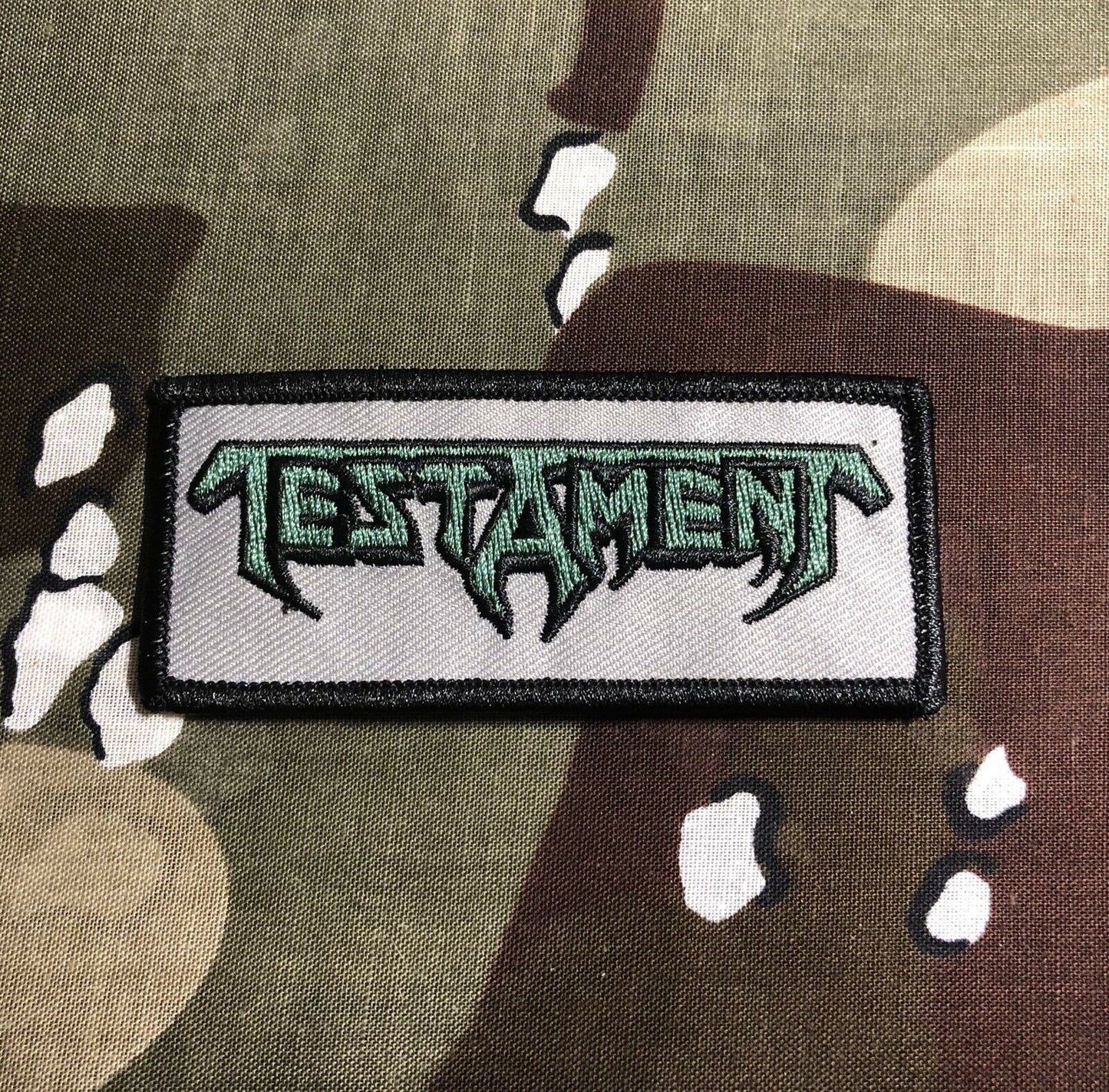 Testament Logo Official Embroidered Patch T007P