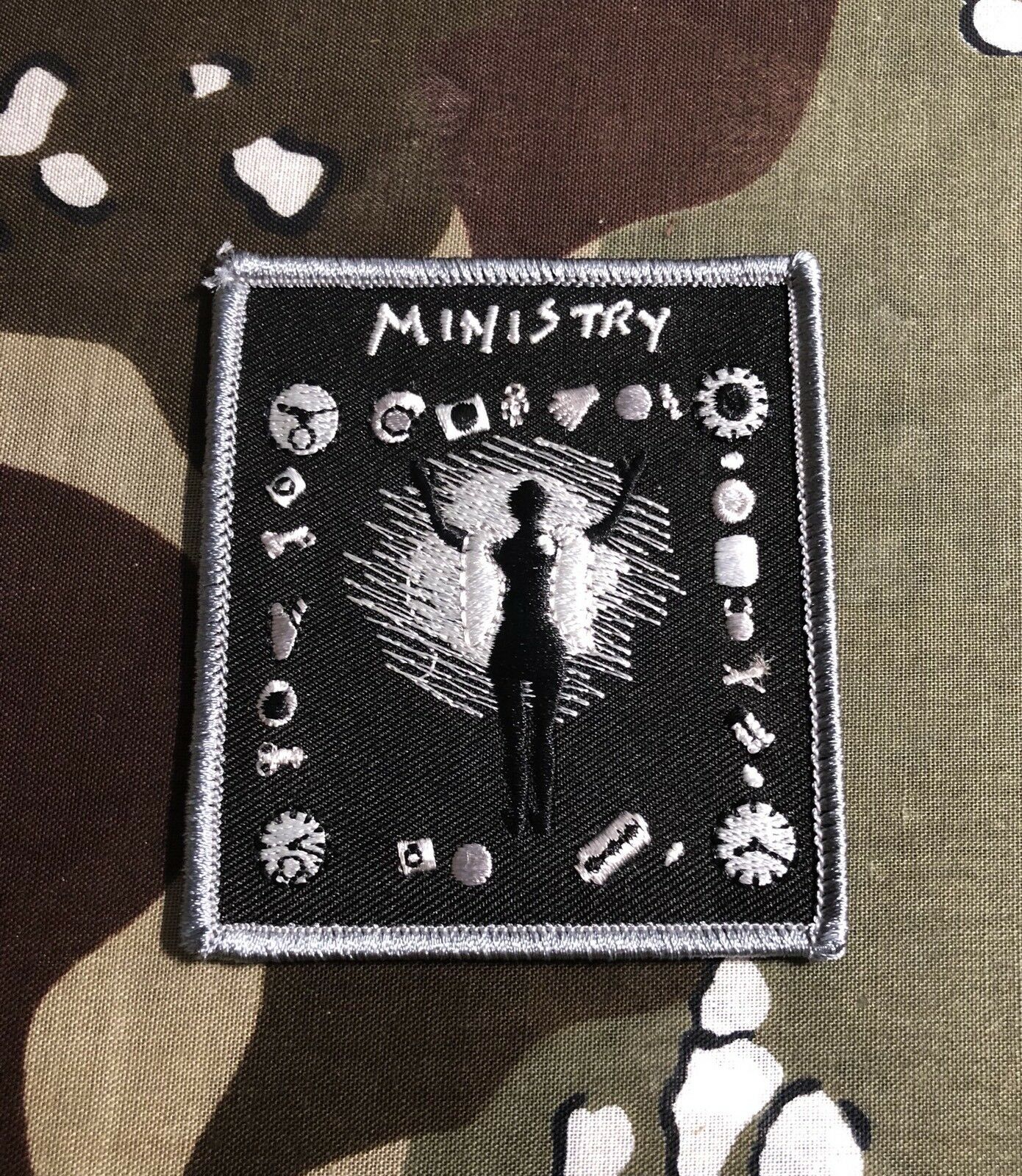 Ministry Psalm 69 Embroidered Patch M017P