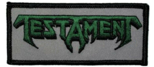 Testament Logo Official Embroidered Patch T007P