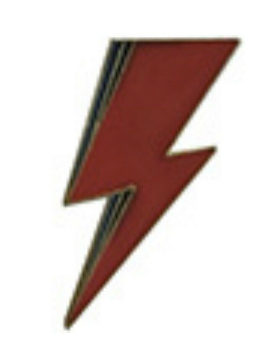 David Bowie Aladdin Sane Lightning Bolt Enamel Lapel Pin B004C