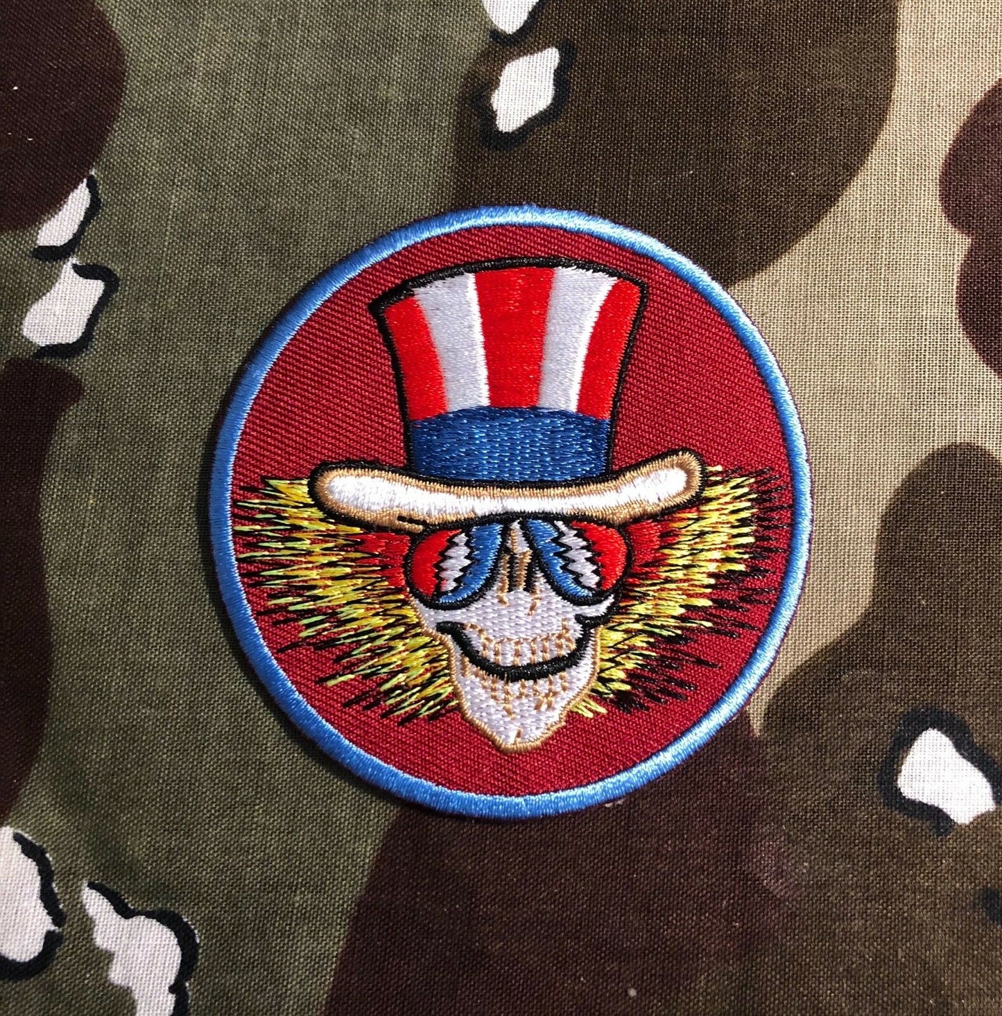 Grateful Dead Uncle Sam Officially Licensed Embroidered Patch G017P