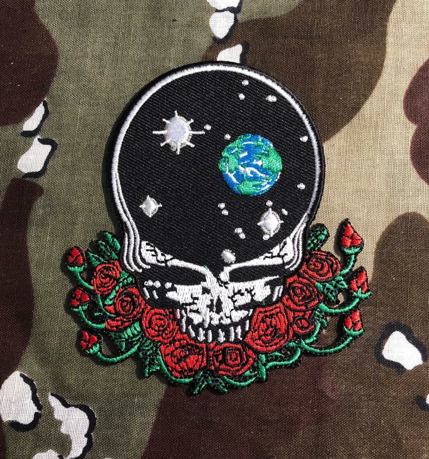 Grateful Dead Space Your Face Officially Licensed Embroidered Patch G018P