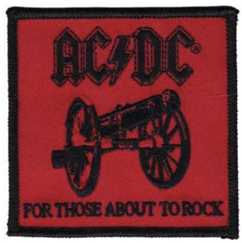 AC/DC For Those About To Rock Embroidered Patch A063P