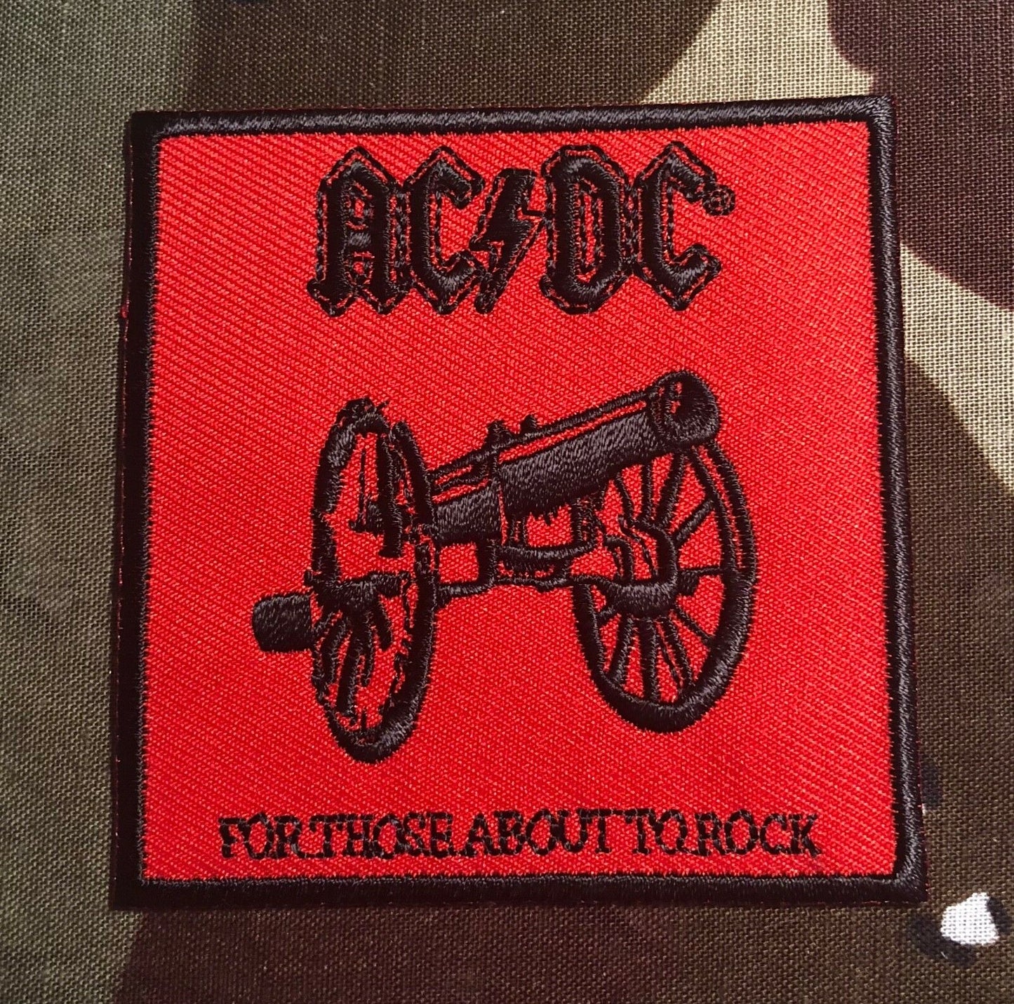 AC/DC For Those About To Rock Embroidered Patch A063P