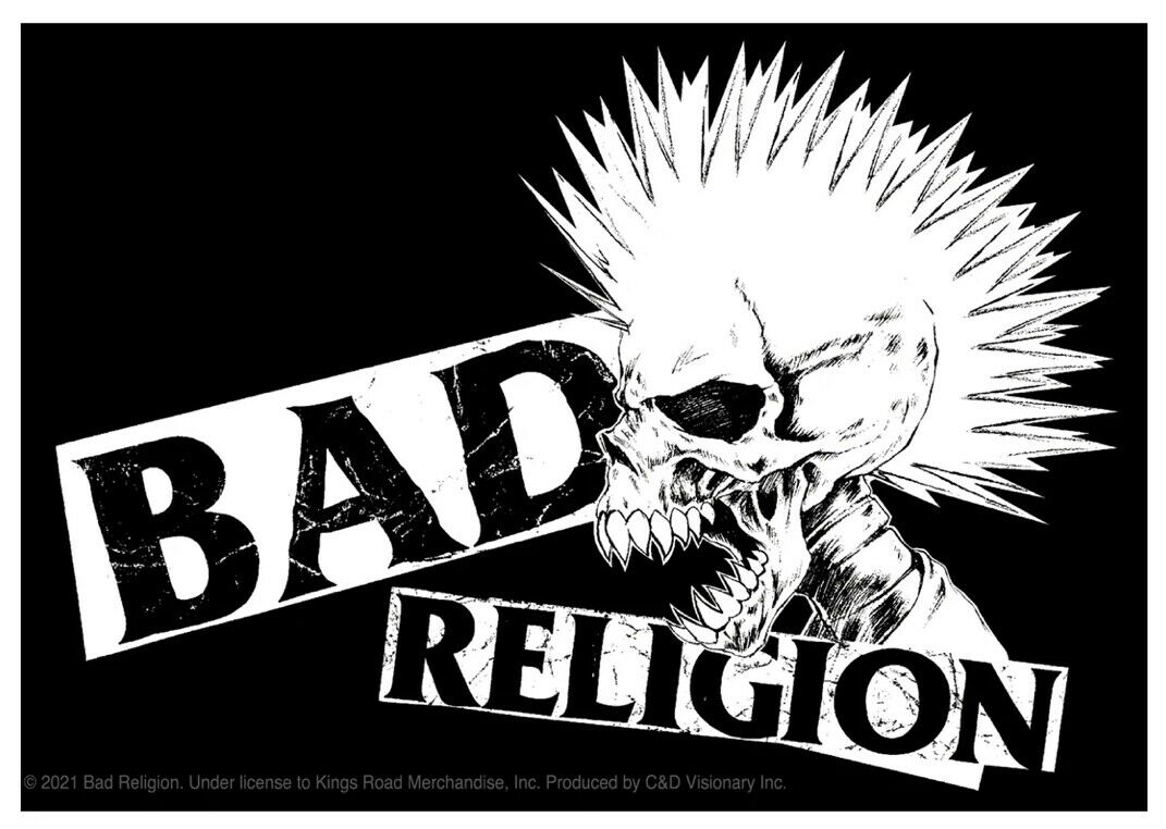 Bad Religion Official Sticker Decal B008S Circle Jerks Black Flag