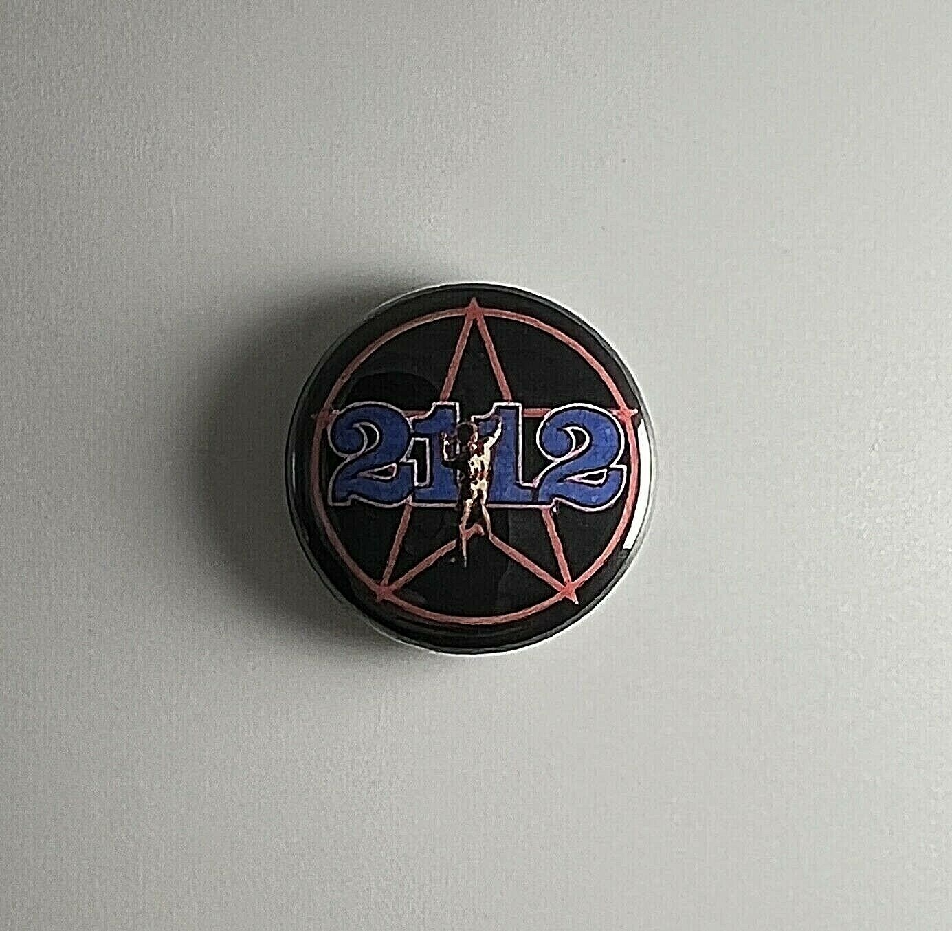 Rush 2112 1” Button R018B Badge Pin Starman