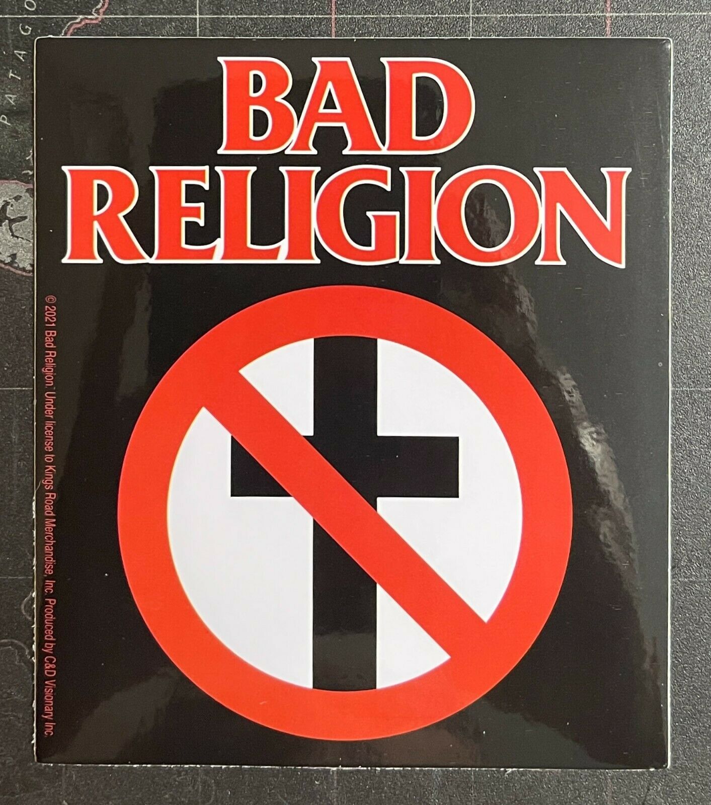 Bad Religion Official No Crosses Sticker Decal B007S