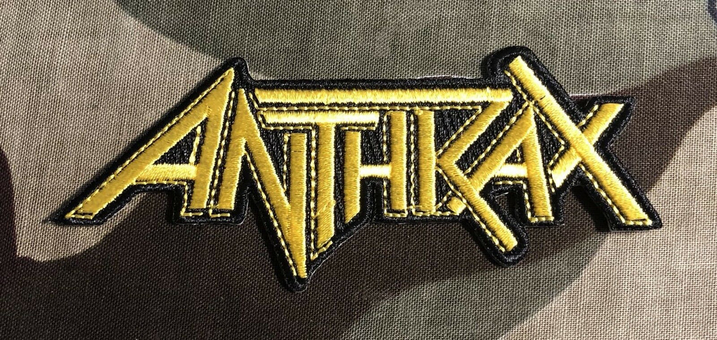 Anthrax Among The Living Logo Embroidered Patch A030P