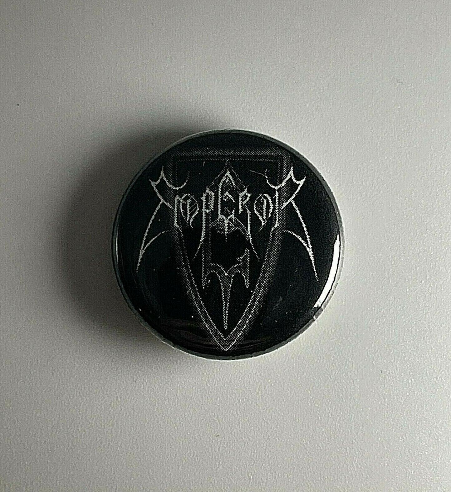 Emperor Black Metal 1” Button E005B Pin Badge