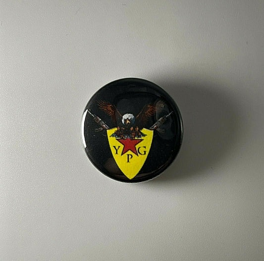 YPG  Rojava People's Protection Unit 1.25" Button Y001B125 Pin Badge