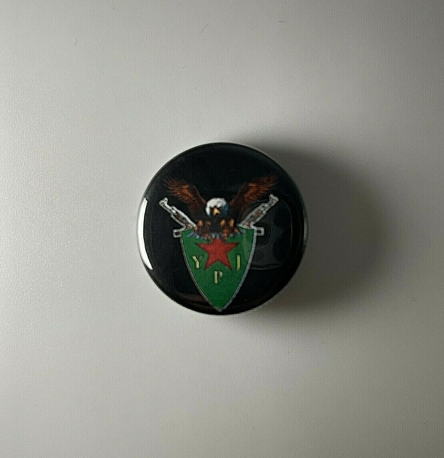 YPJ Rojava People's Protection Unit YPG 1.25" Button Y002B125 Pin Badge