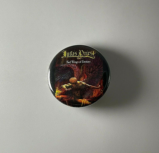 Judas Priest Sad Wings Of Destiny 1.25" Button J002B125 Pin Badge