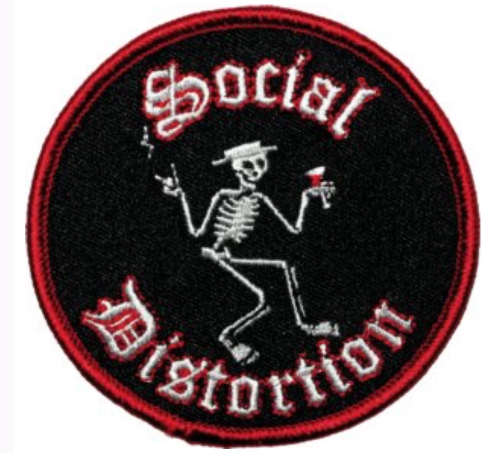 Social Distortion Skeleton Mommy's Little Monster Embroidered Patch S005P