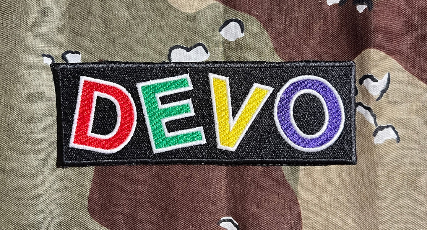 Devo Logo Embroidered Patch D085P