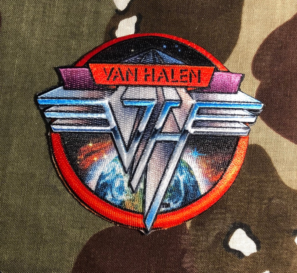 Van Halen Space Shield Embroidered Woven Patch V009P