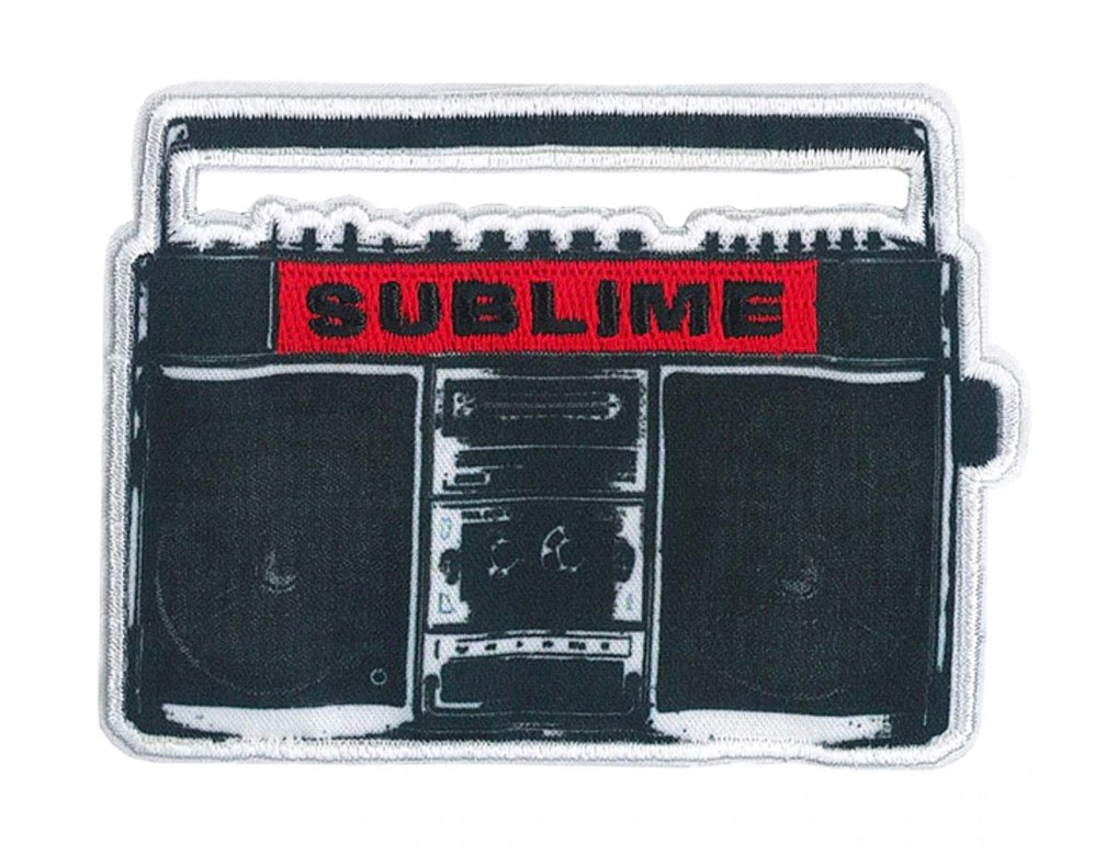 Sublime Boombox Woven Official Embroidered Patch S092P