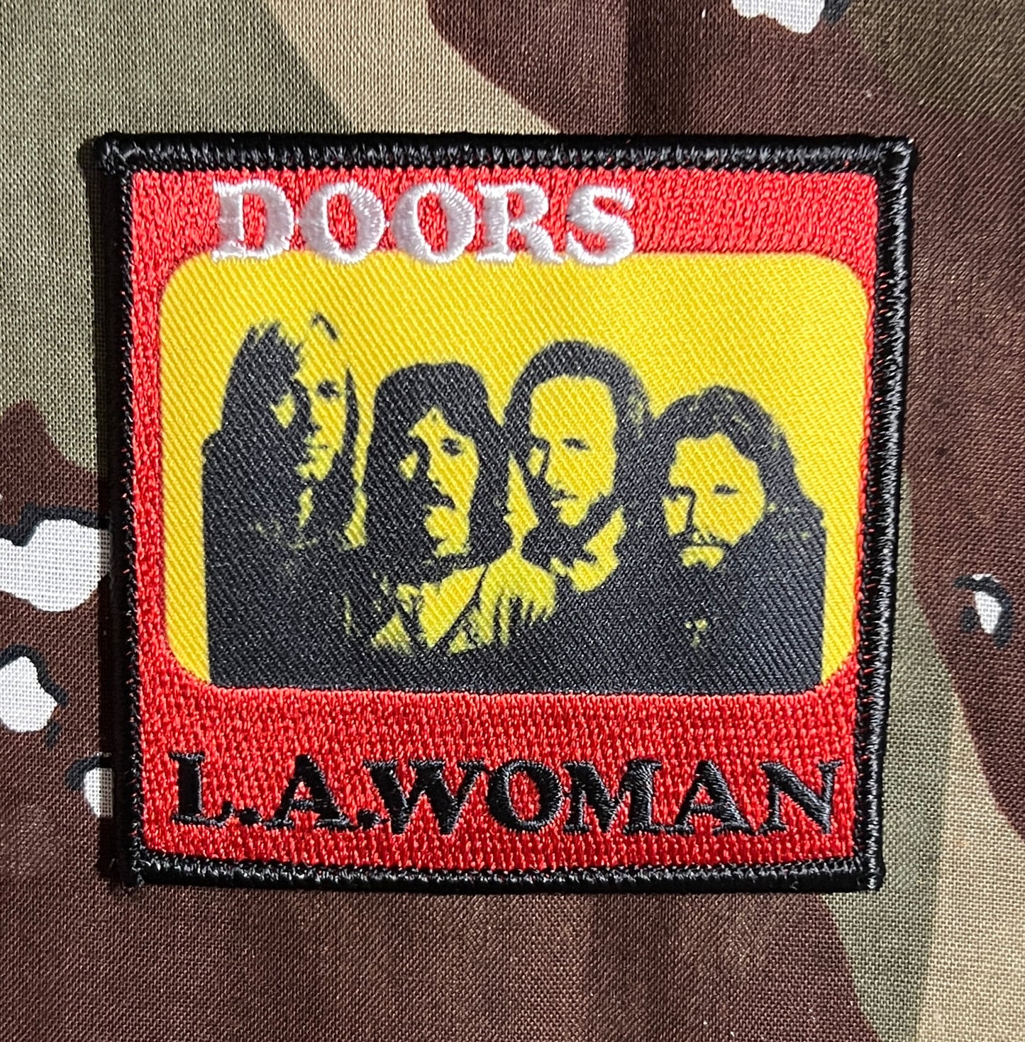 The Doors L.A. Woman Embroidered Patch D019P