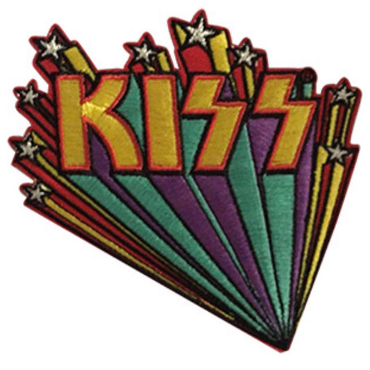 Kiss Stars Embroidered Patch K029P