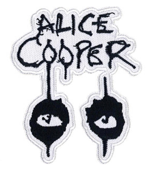 Alice Cooper Eyes Cutout Embroidered Patch A094P