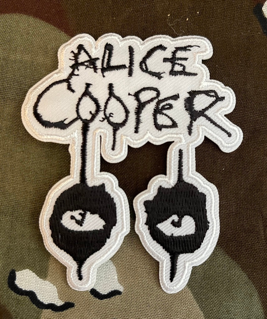 Alice Cooper Eyes Cutout Embroidered Patch A094P