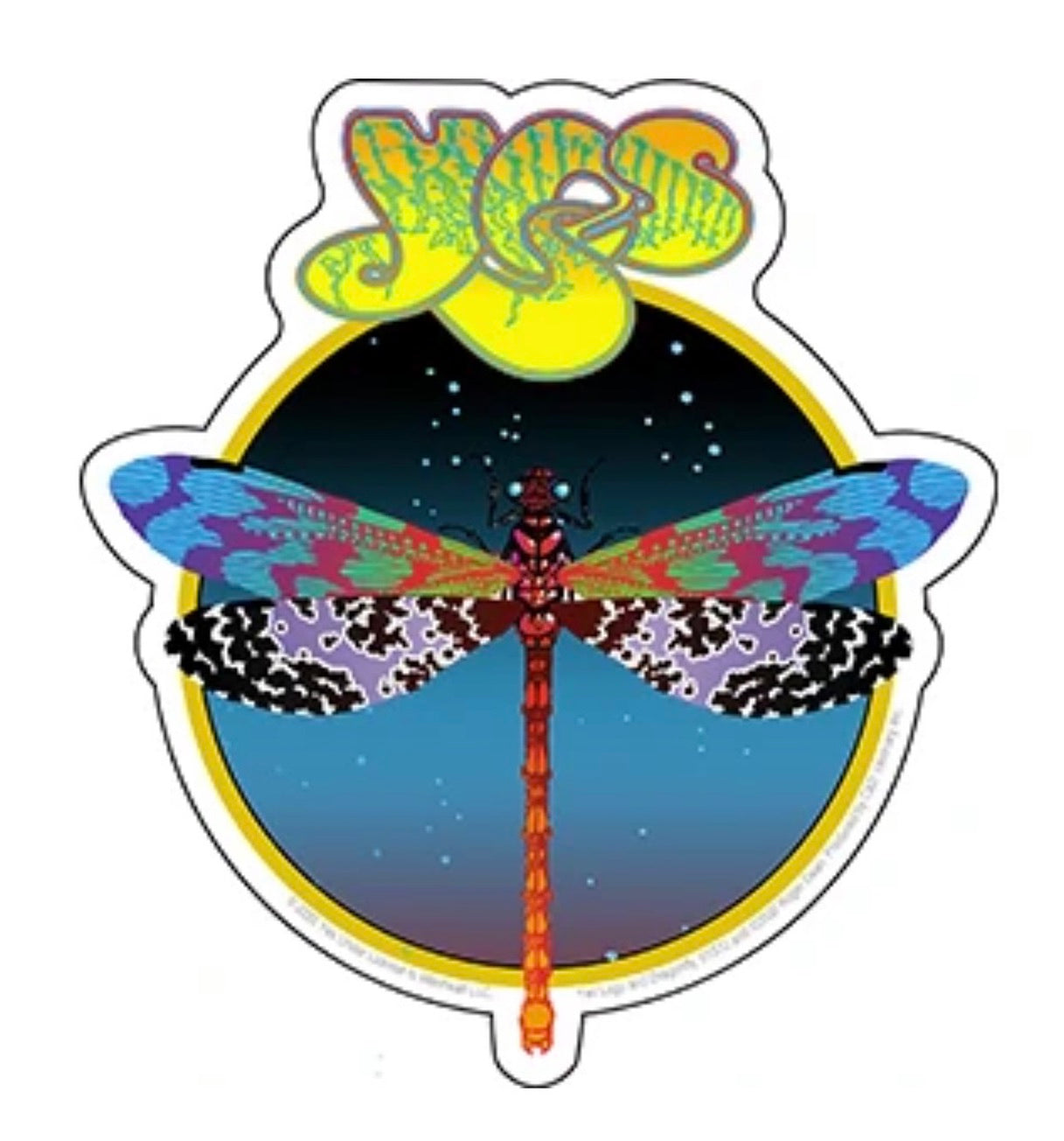 Yes Dragonfly Sticker Y001S