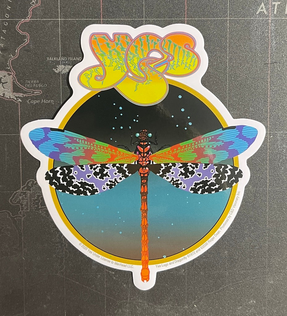 Yes Dragonfly Sticker Y001S