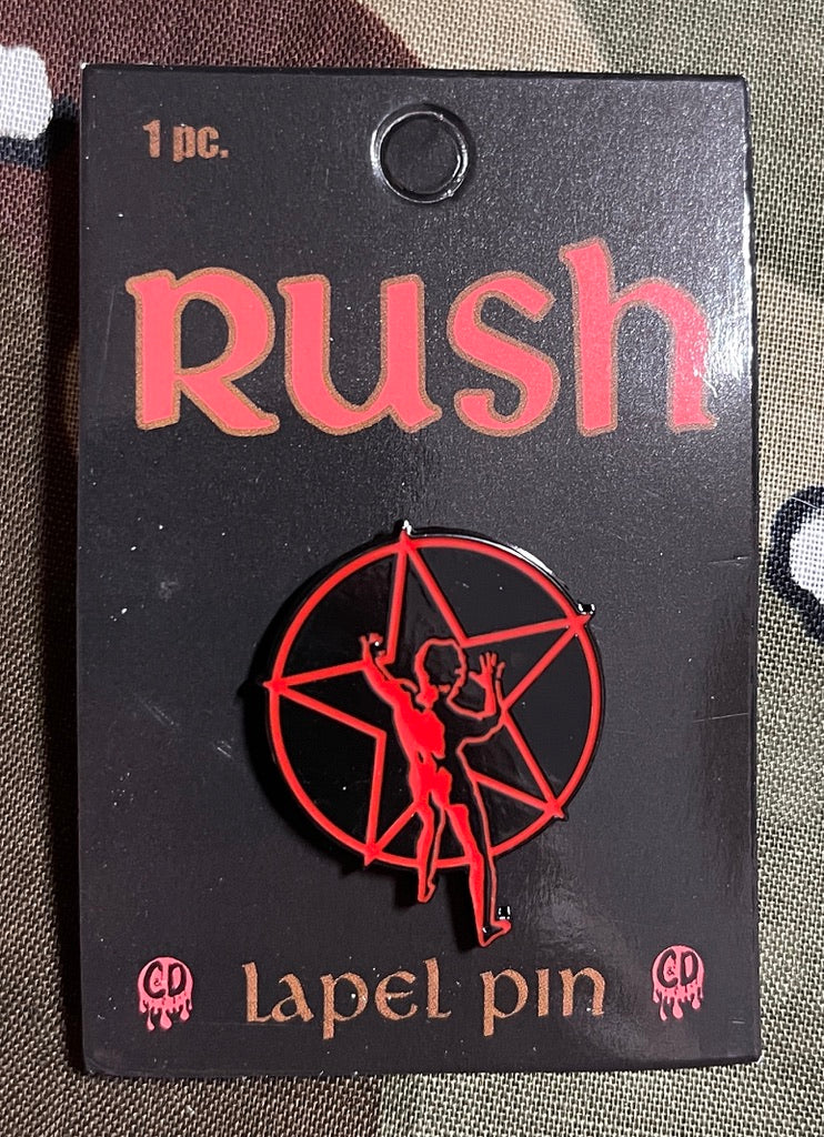 Rush Starman 2112 Enamel Pin R004PC