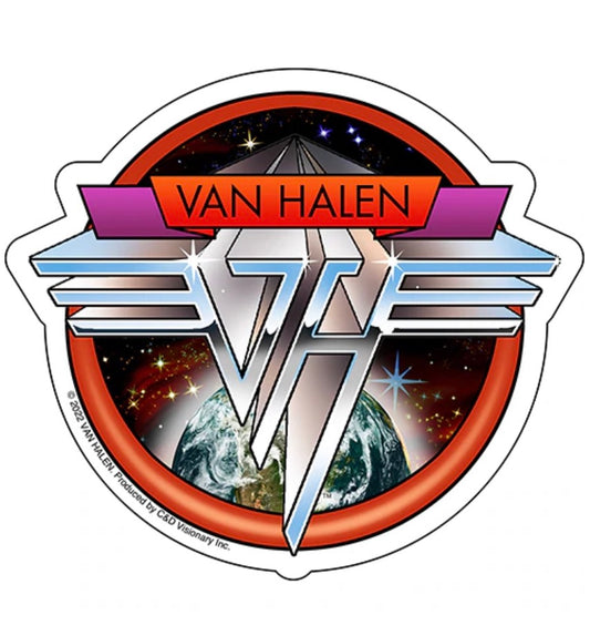 Van Halen Space Logo Sticker V004S