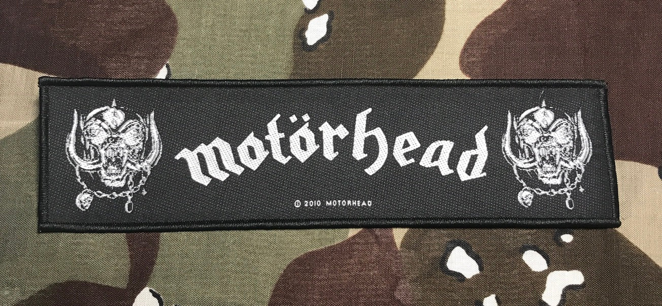 Motorhead Super Strip Woven Patch M006P