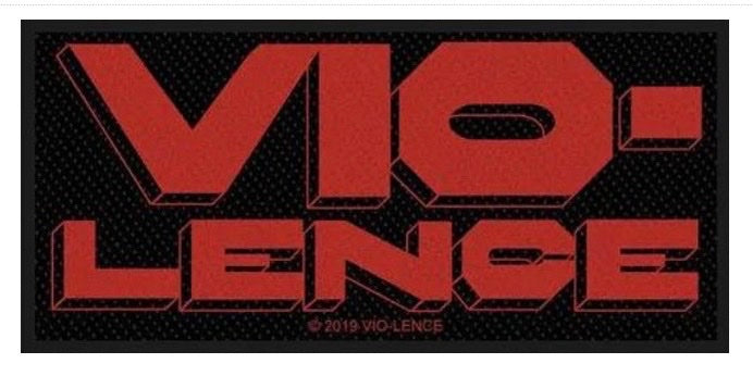 Vio-Lence Logo Thrash Metal Woven Patch V008P