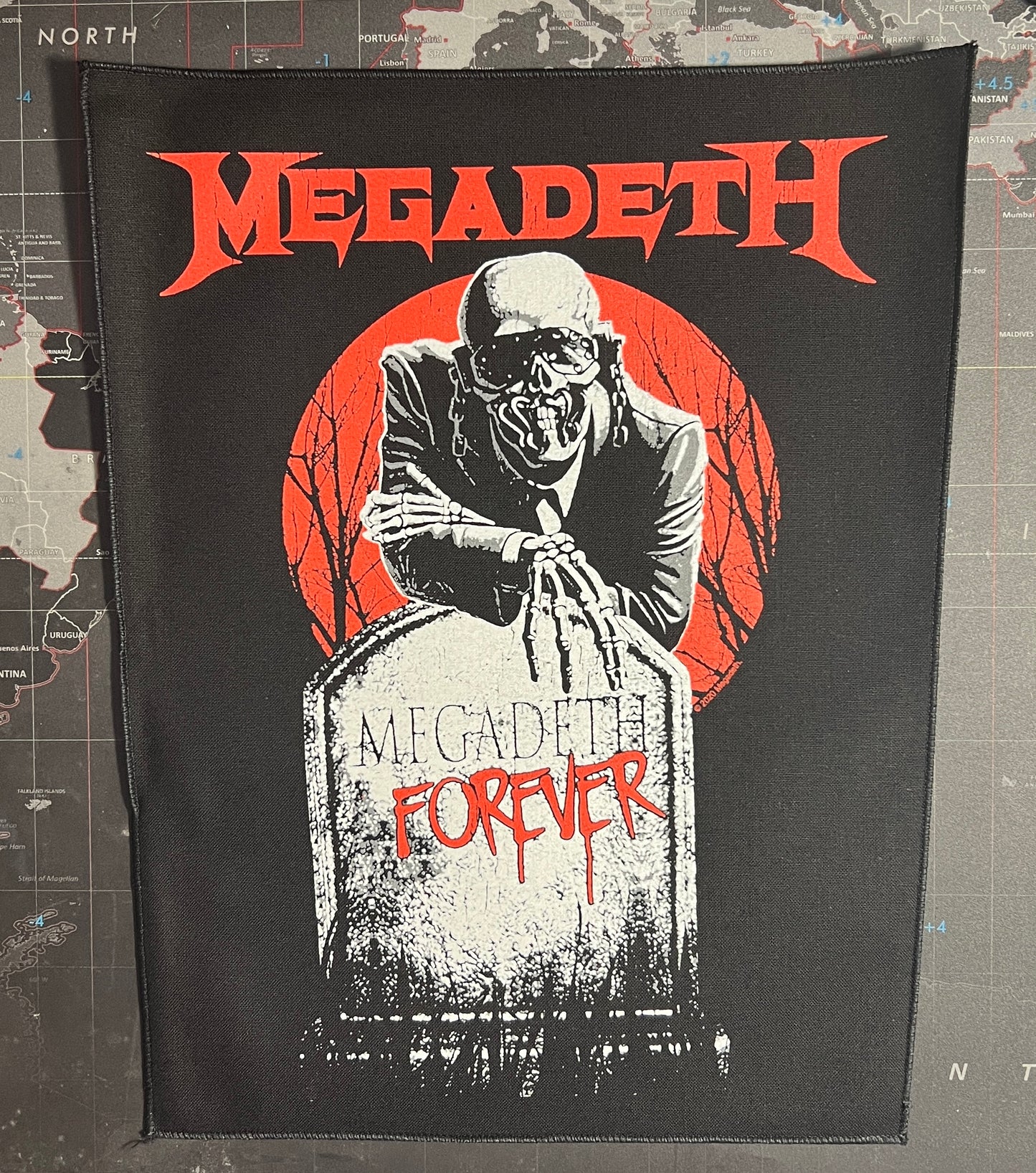 Megadeth Forever Peace Sells Official Printed Back Patch M117P