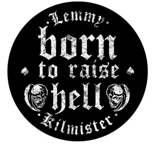 Motorhead Lemmy Kilmister Born To Raise Hell Printed Back Patch M116P