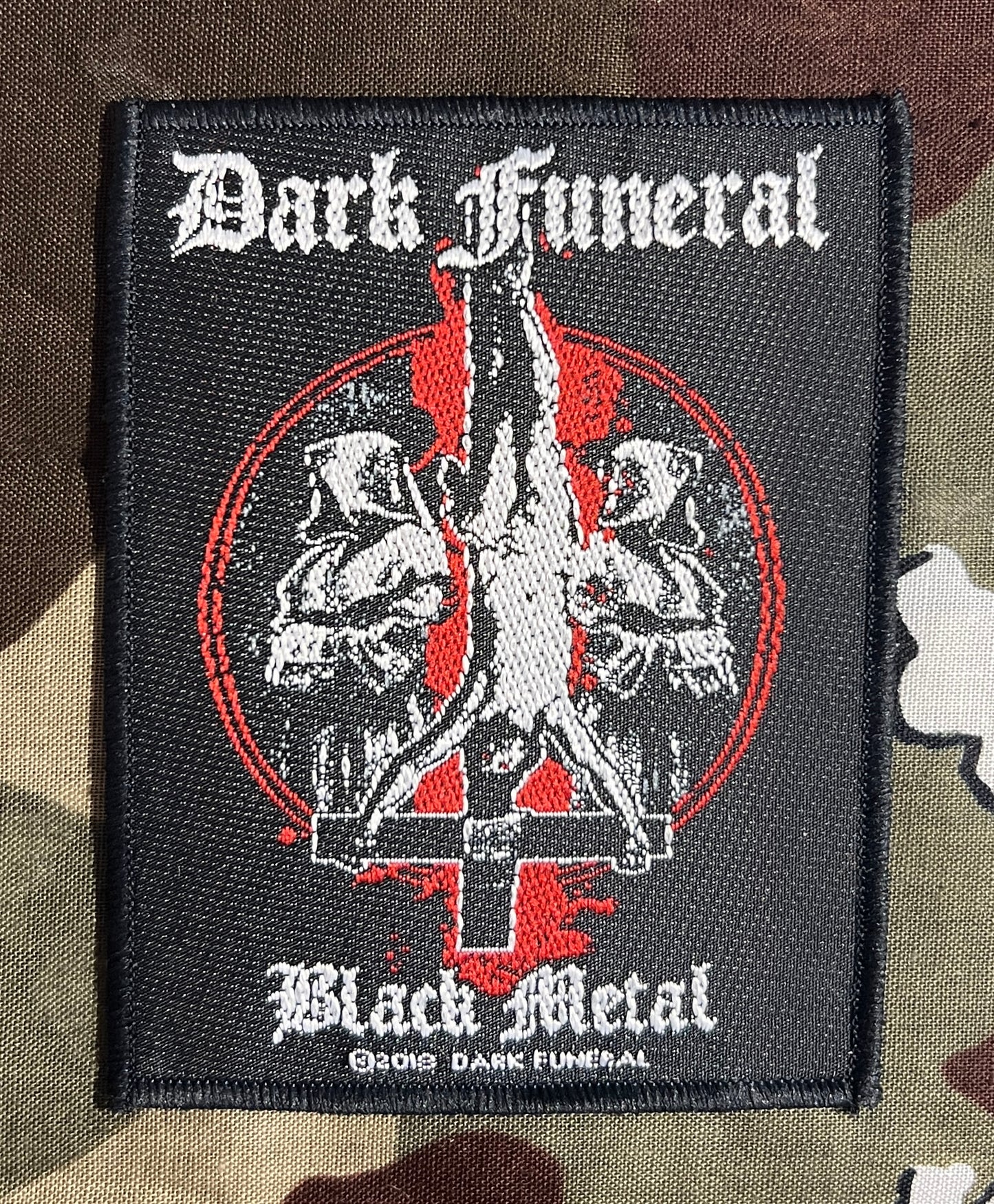 Dark Funeral Black Metal Woven Patch D086P