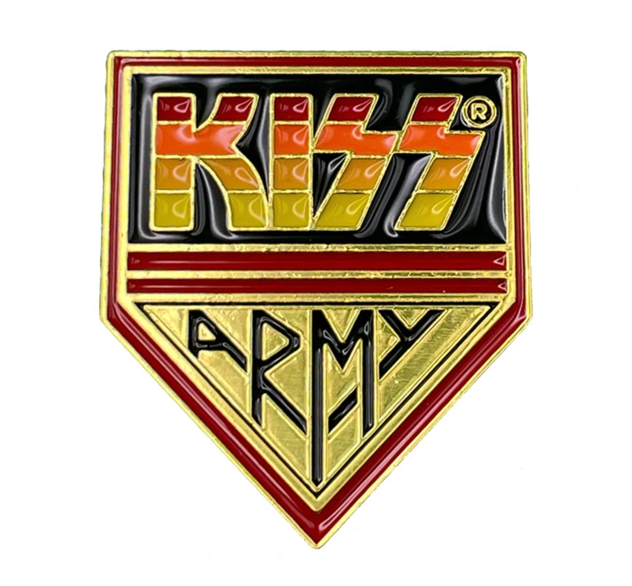 KISS Army Enamel Lapel Pin K002PC