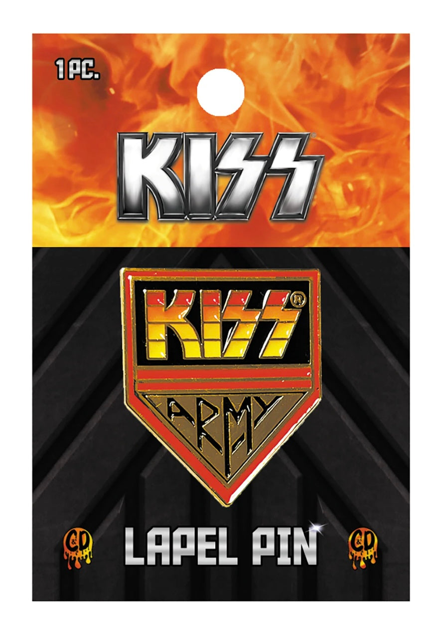 KISS Army Enamel Lapel Pin K002PC