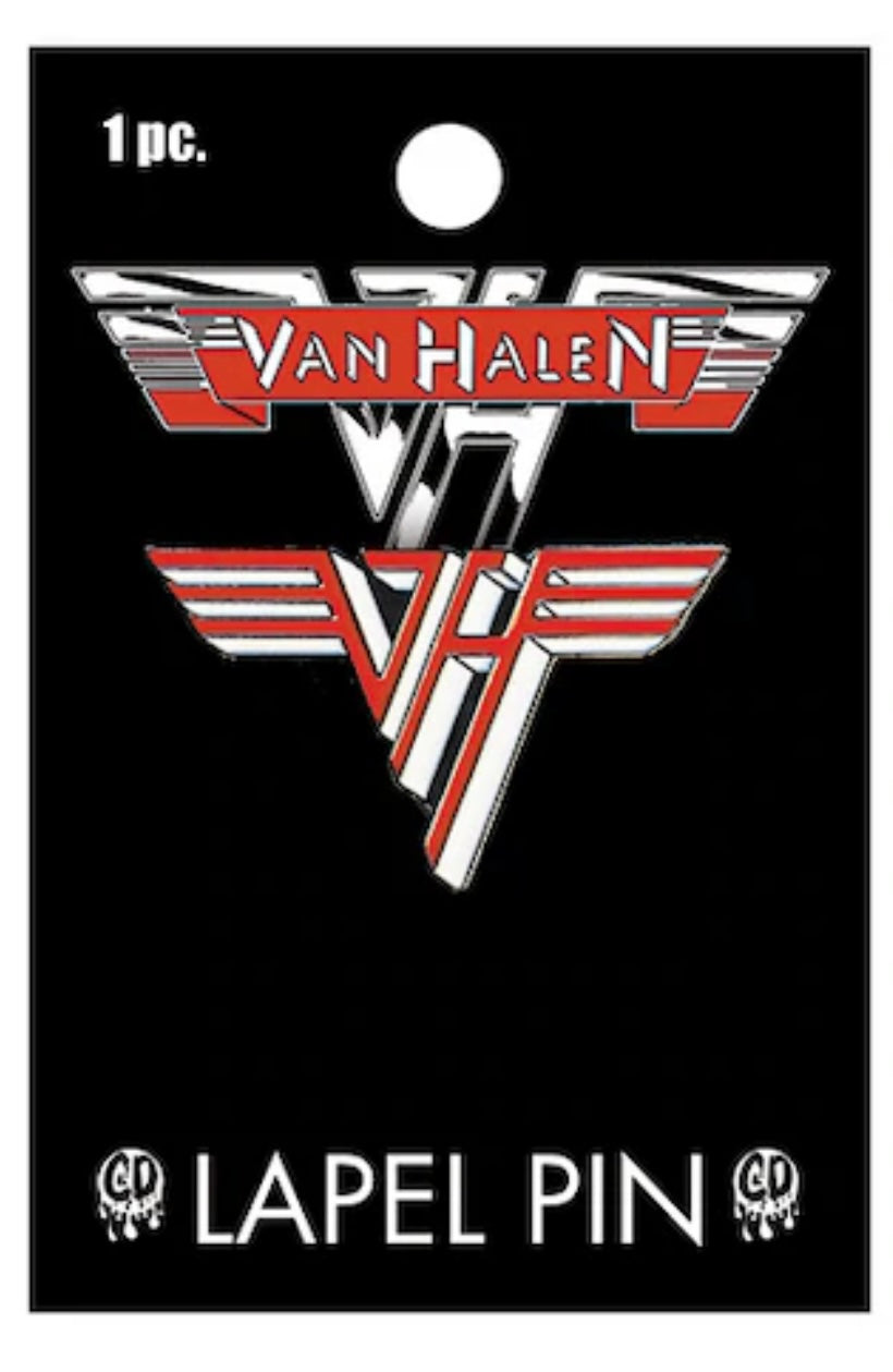 Van Halen Logo Enamel Lapel Pin V001PC