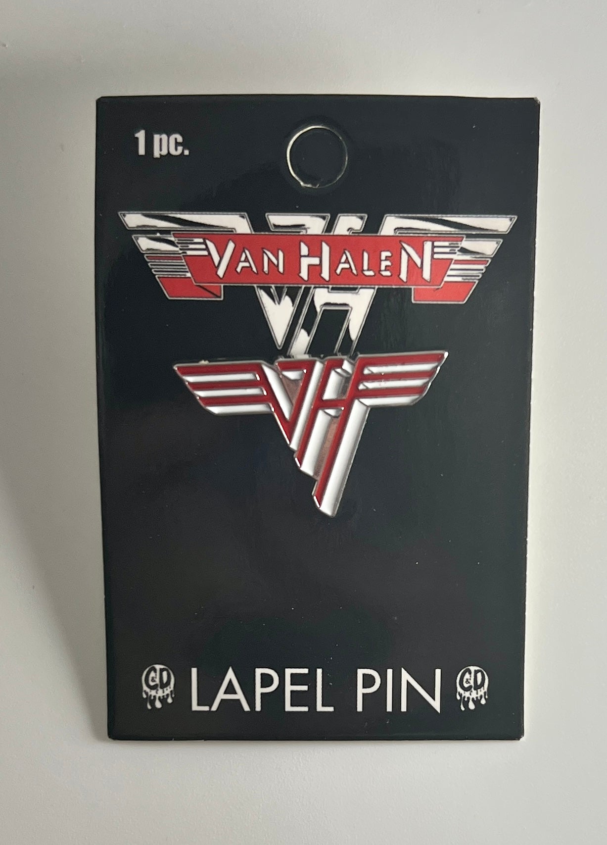 Van Halen Logo Enamel Lapel Pin V001PC