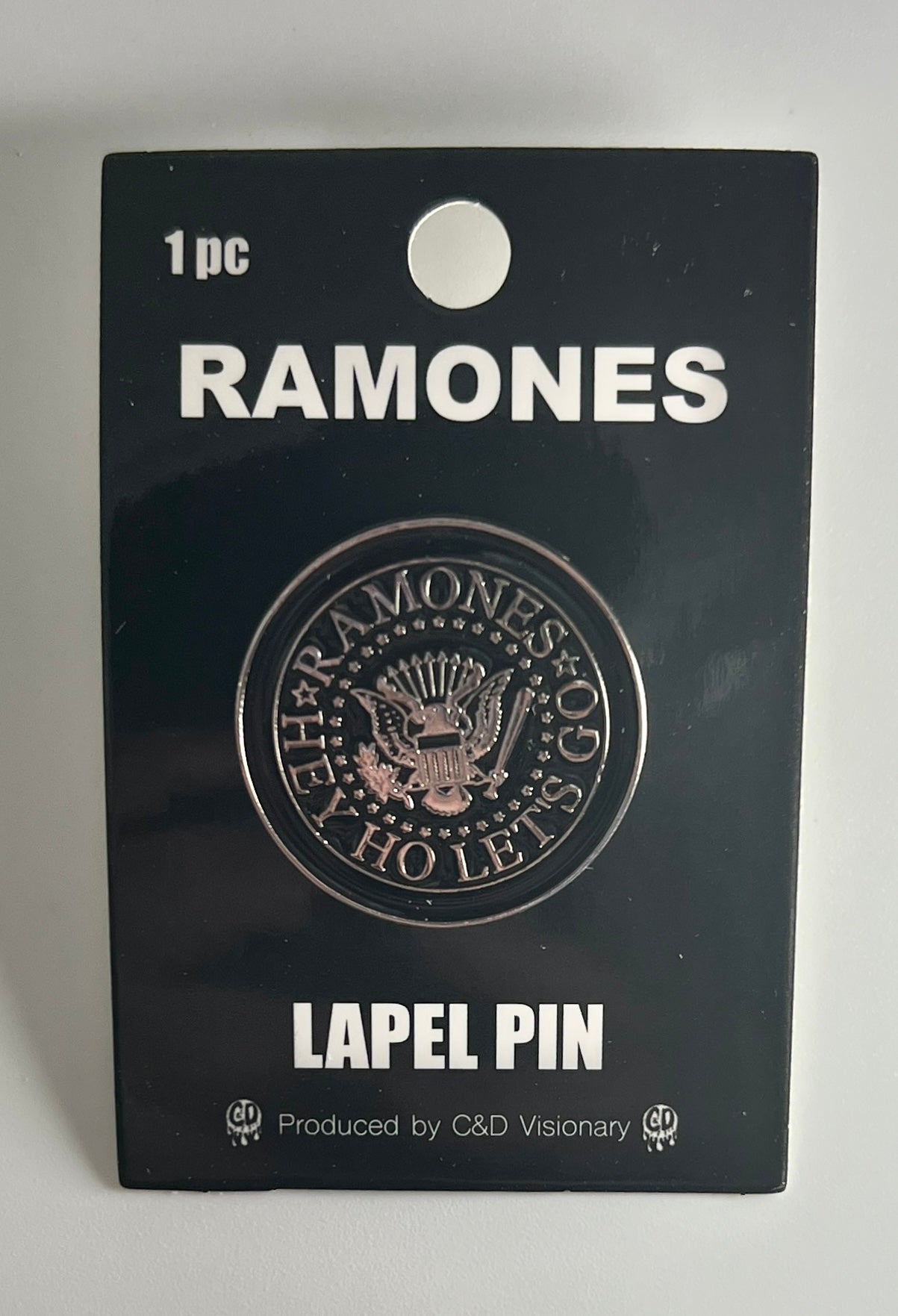 Ramones Punk Logo Enamel Lapel Pin R005PC