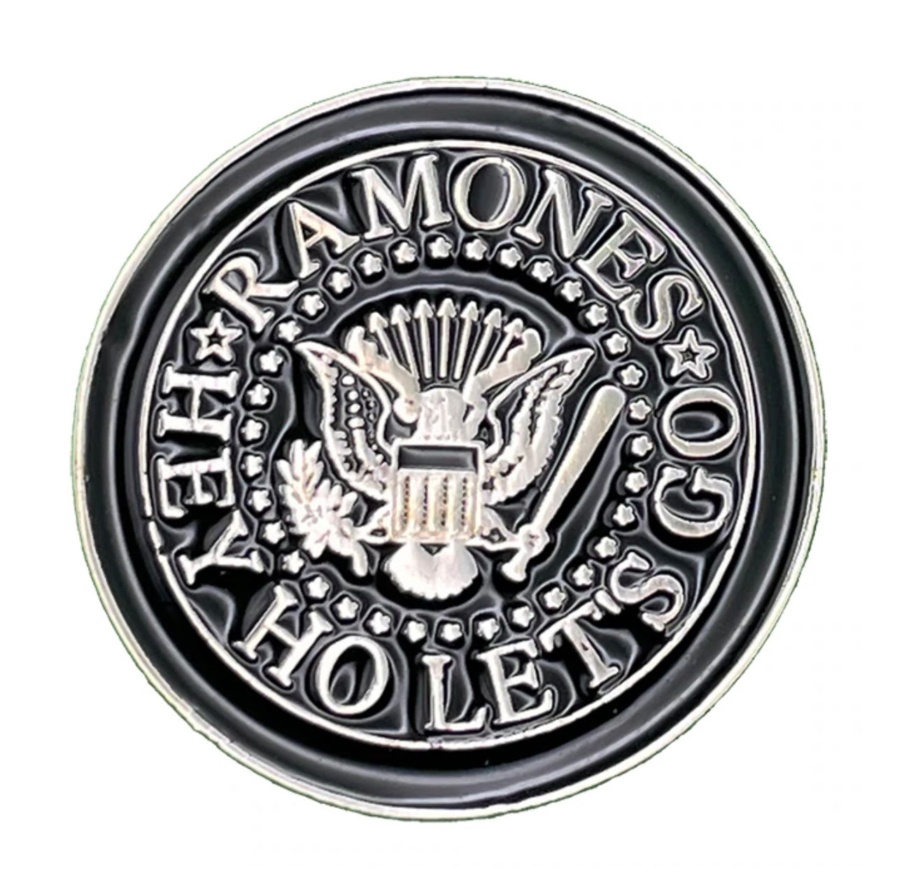 Ramones Punk Logo Enamel Lapel Pin R005PC