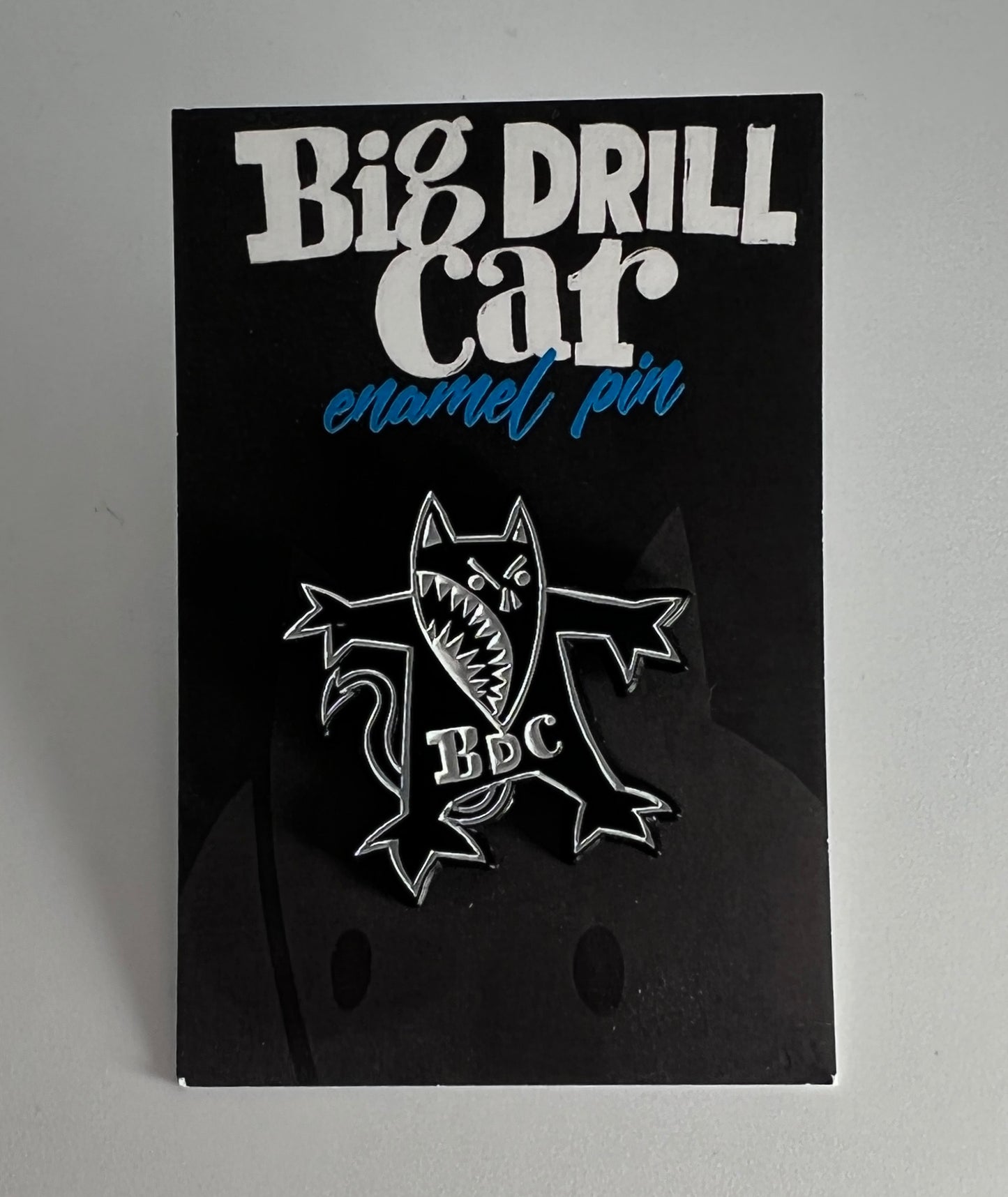 Big Drill Car Enamel Pin