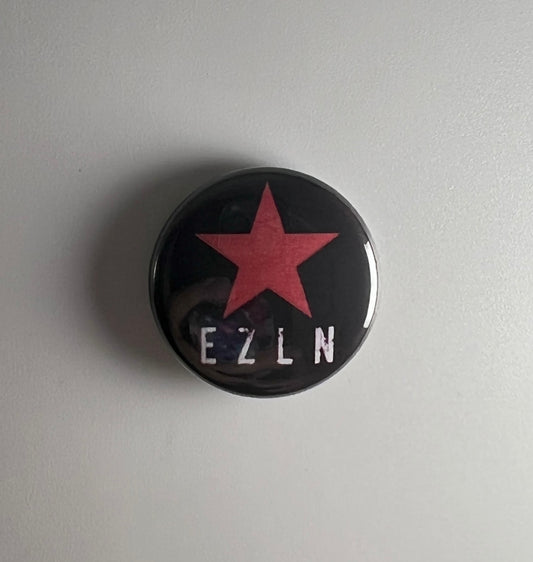 EZLN Zapatista 1" Button E010B Badge Pin