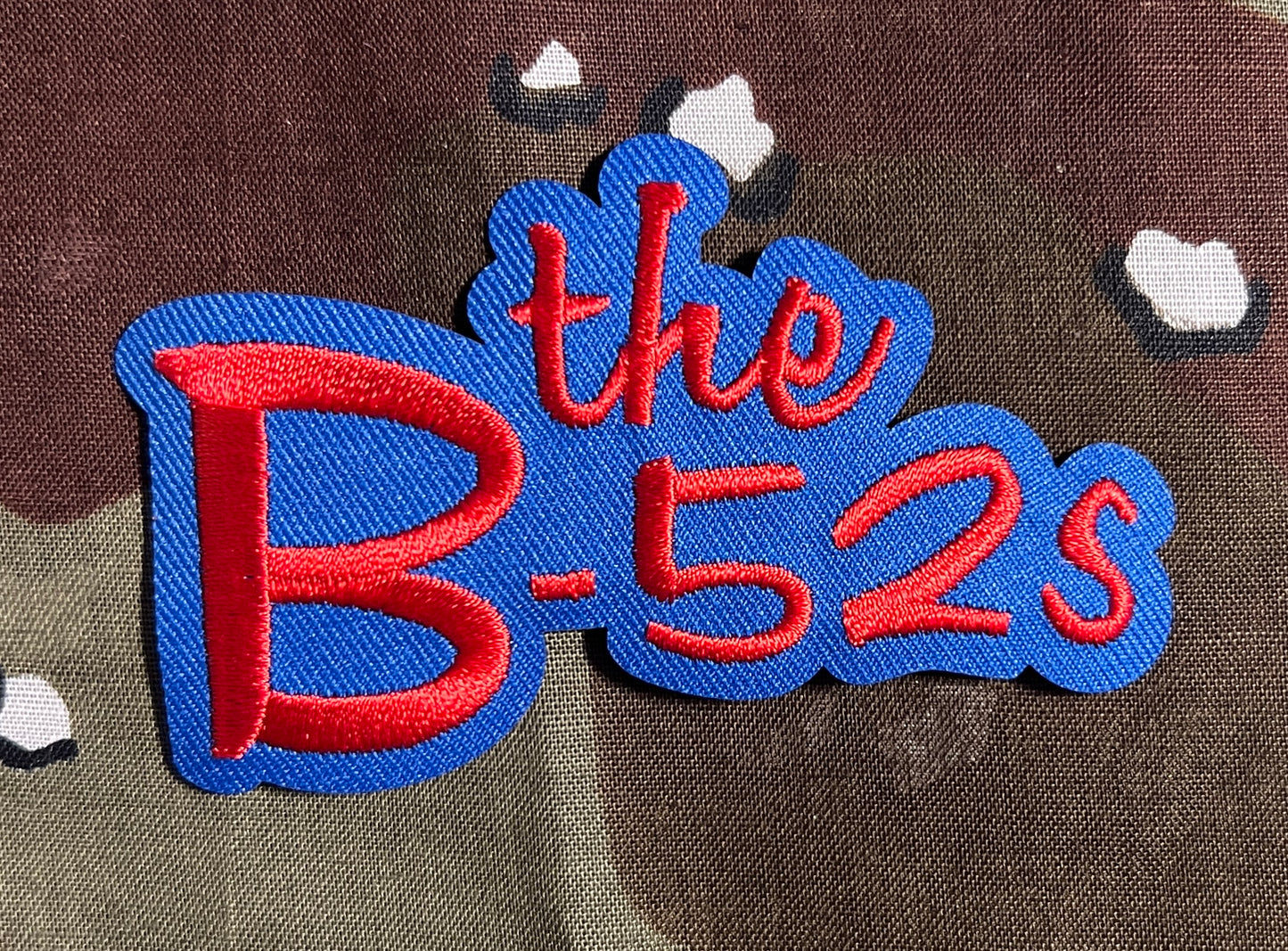 The B-52S Official Logo Embroidered Patch B052P