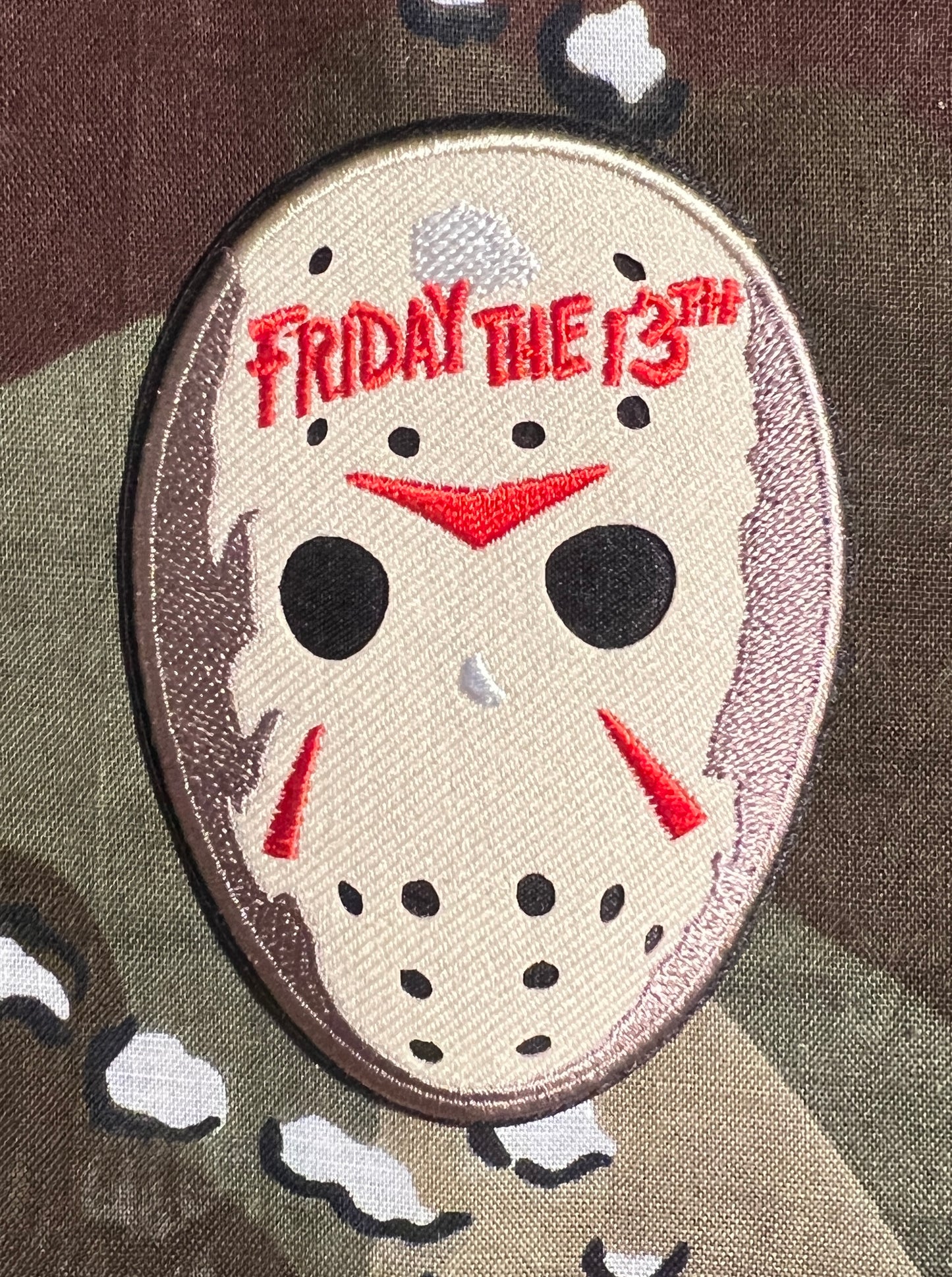 Friday The 13th Official Horror Jason Voorhees Embroidered Patch F034P