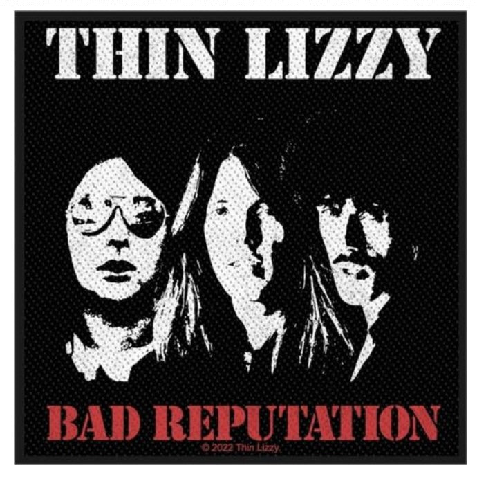 Thin Lizzy Bad Reputation Woven Patch T026P