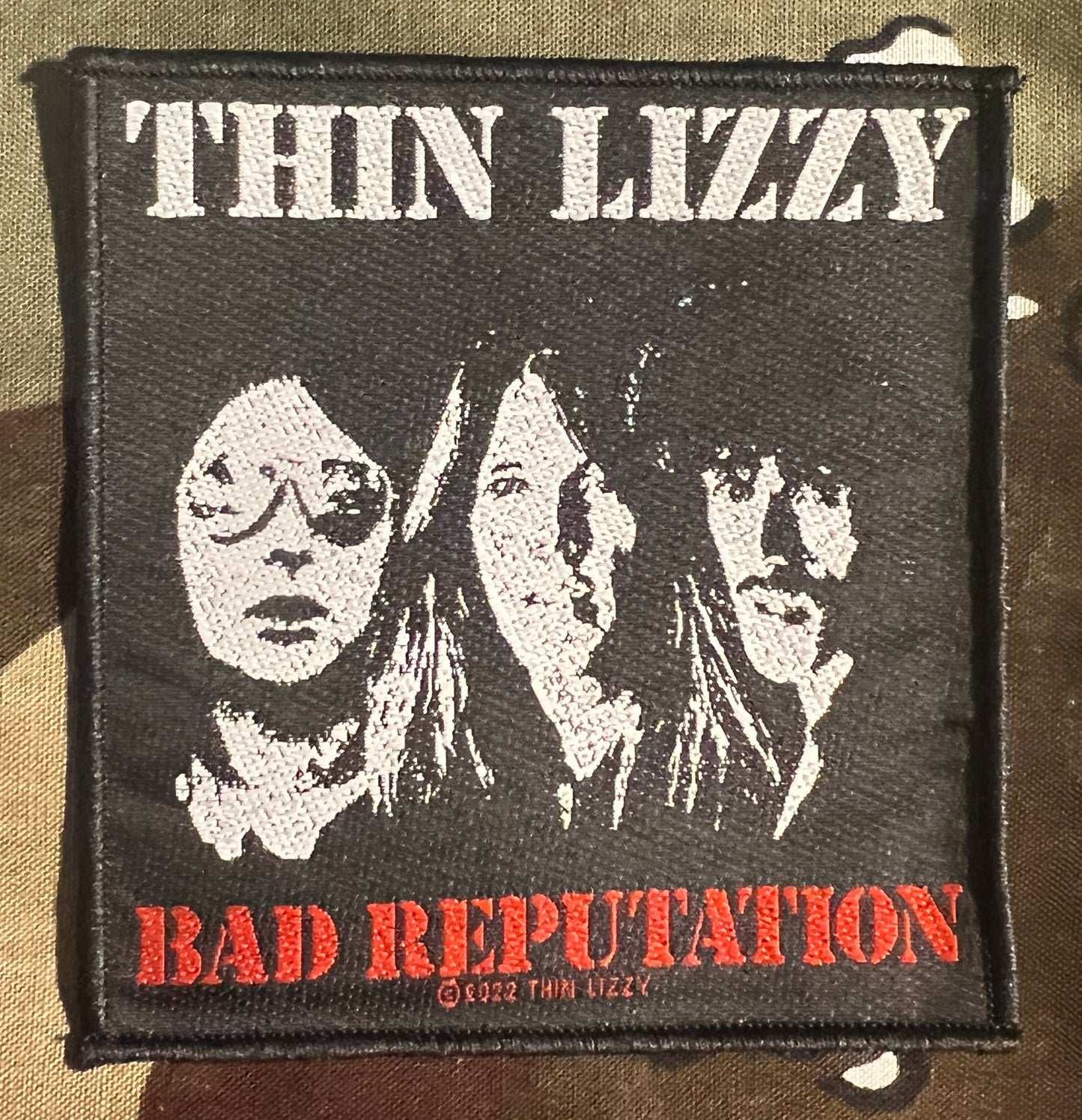 Thin Lizzy Bad Reputation Woven Patch T026P